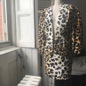 cheetah silk set